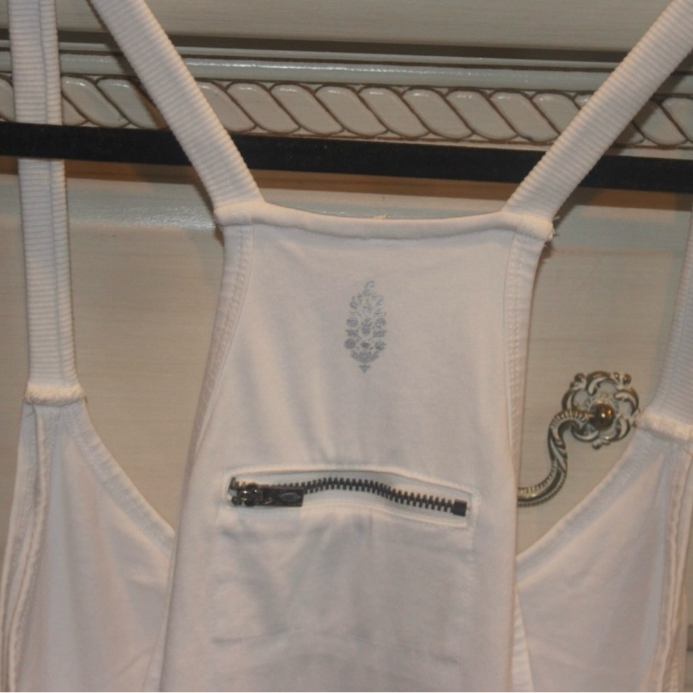 Free People "Hot Shot" Mini Dress Romper -
White (Size Small) FP Movement NWOT - Picture 6 of 8